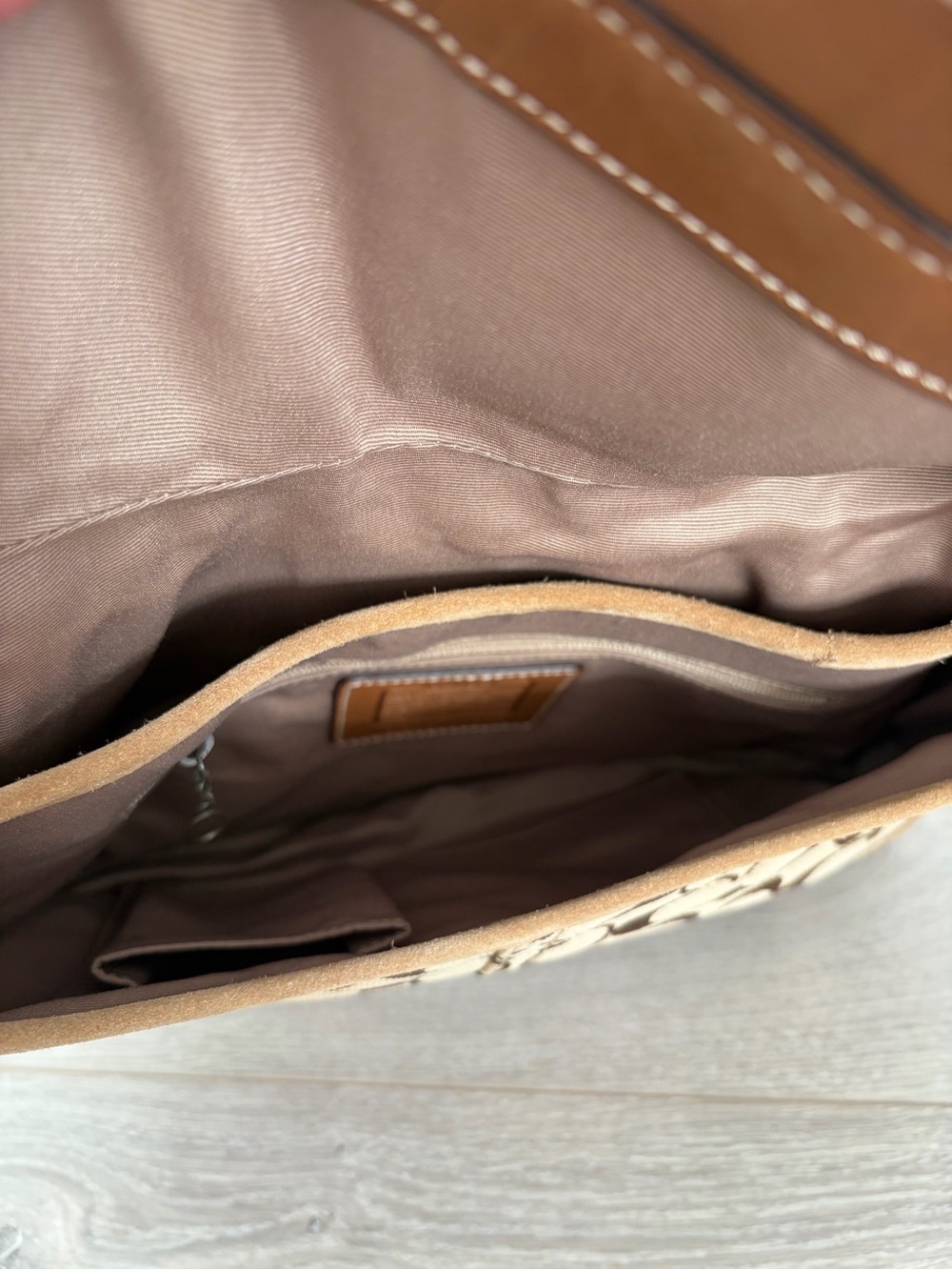 Coach Vintage Y2K Signature Canvas and Suede Shoulder Bag - Picture 10 of 15